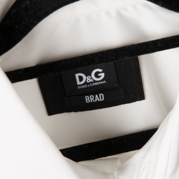 ◆14주년◆D&G 로고 셔츠 화이트 RS0936 TENB1