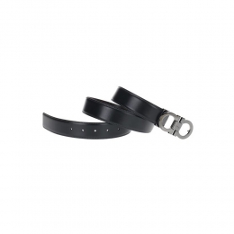 ◆당일◆26SS 은장 더블 간치니 양면 벨트 블랙/브라운 67-9535 0644557