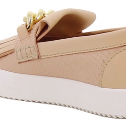 ◆12주년◆여성 메이 런던 골드체인 슬립온 RS7026 SHELL