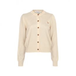 ◆당일◆25FW 베이비 폭스 패치 메리노 울 가디건 펄 핑크 PW00502KT1181 0306