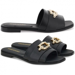 ◆당일◆24SS 프리실라 PRISCILLA 1.0 슬라이드 샌들 블랙 0763941