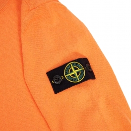 ◆키즈◆키즈 와펜 패치 크루넥 니트 오렌지 8016505B9 V0032