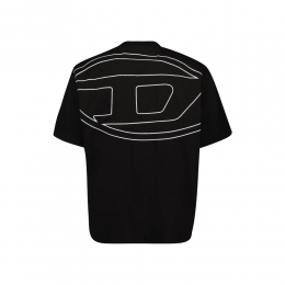 26SS T-BOGGY-MEGOVAL 로고 티셔츠 블랙 A11302 0HGAM 9XX