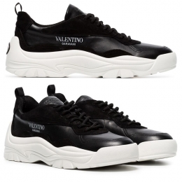 ◆당일◆25FW 로고 반시 스니커즈 블랙 7Y2S0B17 VRN 0NO