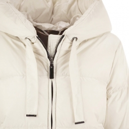 ◆당일◆25FW 세이지 SEIG 후드 롱 패딩자켓 화이트 2529496115 028