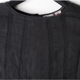 ◆키즈◆키즈 레이스 블라우스 블랙 H13PERLITA 069A