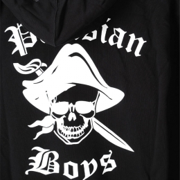 ◆10주년◆파리시안 백 프린팅 후드티 블랙 LA04HOO84BK