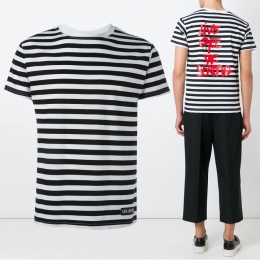 ◆11주년◆라이브 프리 다이 스트라이프 반팔티 LIVE FREE DIE