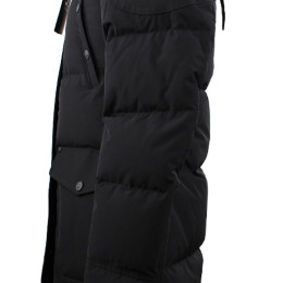 ◆당일◆20FW CAUSAPCAL 폭스 블랙퍼 미드 패딩 자켓 블랙 M39LP211 291