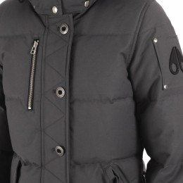 ◆당일◆18F/W 여성 쓰리쿼터 3Q 블랙 퍼 자켓 그레이 MK2229L3Q 256