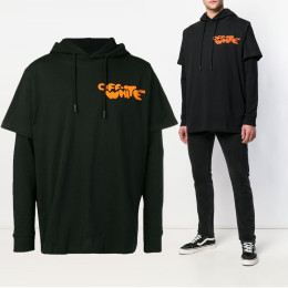 ◆11주년◆버블 폰트 후드티 블랙 OMBB042R19003014 1019