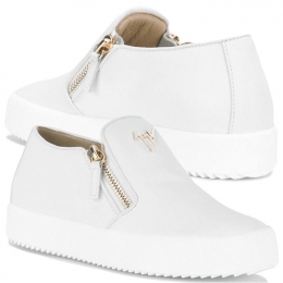 ◆11주년◆여성 아담 메이 더블지퍼 슬립온 화이트 RW70006 002