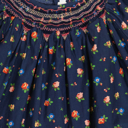 ◆키즈◆21SS 키즈 플로럴 블라우스 네이비 S01GBLWO2601 570