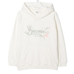 ◆키즈◆21SS 여성 로고 자수 후드티 아이보리 S01GSWKN0901 102A
