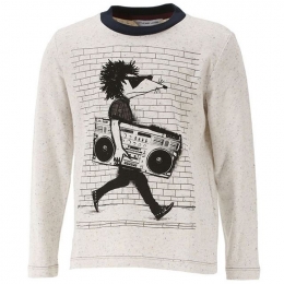 ◆키즈◆키즈 마우스 프린트 티셔츠 오트밀 W25114 117