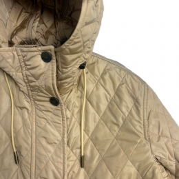 ◆당일◆25FW 힐게이트 HILLGATE 퀄팅 후드 드로우스트링 코트 베이지 8110323