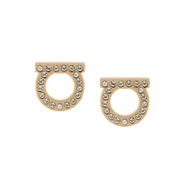 ◆당일◆26SS 간치니 스터드 크리스탈 스몰 이어링 골드 76-0123 0696576