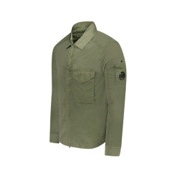 ◆14주년◆렌즈 와펜 집업 셔츠 자켓 브론즈그린 14CMOS041A 005904G 648