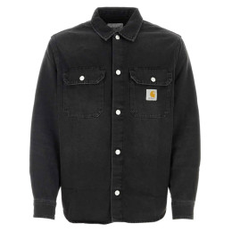 ◆당일◆24SS HARVEY 로고 패치 셔츠 자켓 블랙 I033346 894L