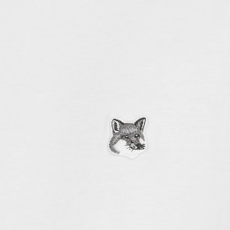 ◆당일◆24SS 폭스 패치 반팔 티셔츠 화이트 GM00118KJ0008 P100