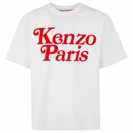 ◆당일◆24SS 베르디 벨벳 로고 티셔츠 화이트 5TS191 4SY 02