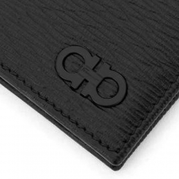 ◆당일◆26SS 더블 간치니 반지갑 블랙 66-A063 0733308