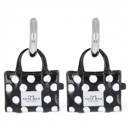 ◆당일◆23FW 스팟 토트백 훕 이어링 블랙/실버 2F3JER001J48 002