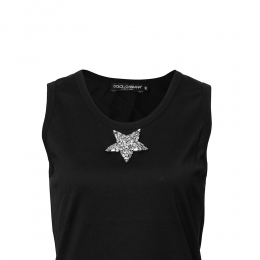 ◆14주년◆쥬얼리 스타 패치 나시 블랙 F8983Z G79G3