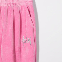 ◆키즈◆21FW 키즈 자수 로고 트랙 팬츠 핑크 MS027854 042