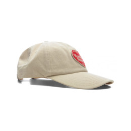 26SS 하트 로고 6패널 트윌 볼캡 화이트 HM31GD018 WHITE