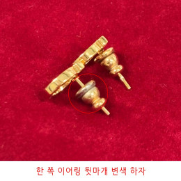 ◆스크래치◆간치니 스터드 스몰 이어링 골드 76-0120 0696432