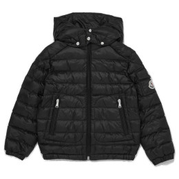 ◆키즈◆24SS 키즈 LAUROS 로고 패치 패딩 자켓 블랙 1A000 31 595FE 999