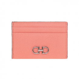 ◆당일◆26SS 은장 더블 간치니 카드지갑 코랄 22-0007 0758531