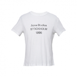 ◆당일◆25FW 로고 프린트 크롭 티셔츠 오프화이트 CL0397 AEG