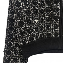 26SS 매크로까나쥬 트위드 봄버 자켓 블랙 614V50A7520 9101