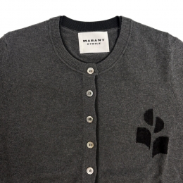 ◆당일◆26SS 로나 LONA 로고 투톤 가디건 앤트러사이트/블랙 CA0163FA D1L16E ANBK