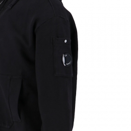 ◆당일◆25FW 렌즈 와펜 루즈핏 기모 고글 후드집업 블랙 19CMSS060A 006372G 999