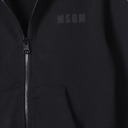 ◆키즈◆24SS 키즈 로고 프린팅 후드 집업 블랙 S4MSJUZH015 110
