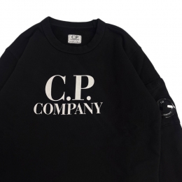 ◆키즈◆여성 렌즈 와펜 로고 프린트 맨투맨 블랙 20CKSS008C 00LCA69 999