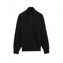 ◆당일◆25FW 렌즈 와펜 하프집업 기모 맨투맨 블랙 19CMSS142A 006372G 999