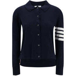 ◆당일◆25SS 사선 완장 니트 셔츠 가디건 네이비 FKL003A Y3036 415