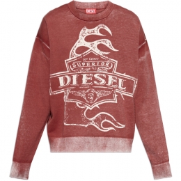 ◆당일◆25FW K-BELEZ 로고 니트 레드 A17507 0TKAU 43Z