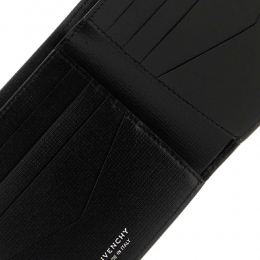 ◆당일◆25FW 실버 로고 8CC 반지갑 블랙 BK608NK1T4 001