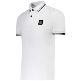 ◆당일◆24SS 로고 패치 슬림핏 폴로 티셔츠 화이트 80152SC18 A1001