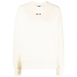 ◆당일◆22SS 로고 자수 맨투맨 아이보리 3241MDM100 227299 03