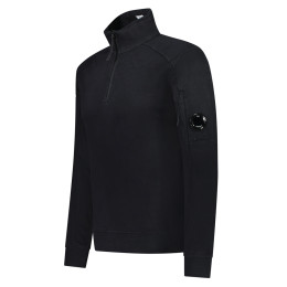 ◆당일◆24SS 렌즈 와펜 하프집업 맨투맨 블랙 16CMSS035A 002246G 999