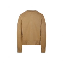 ◆당일◆25FW 하트 로고 울 가디건 카멜 UKC368 018 288