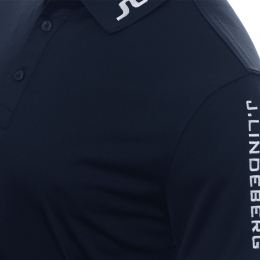 ◆당일◆25SS 투어 테크 자수 로고 카라 티셔츠 네이비 GMJT06337 6855