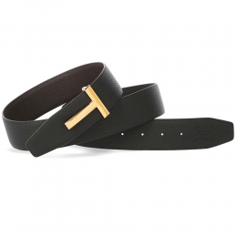 ◆당일◆24SS 금장 T 로고 버클 양면 벨트 브라운/블랙 TB178T LCL050 C7906