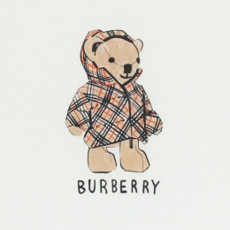 ◆키즈◆여성 푸퍼 베어 반팔 티셔츠 화이트 8117538